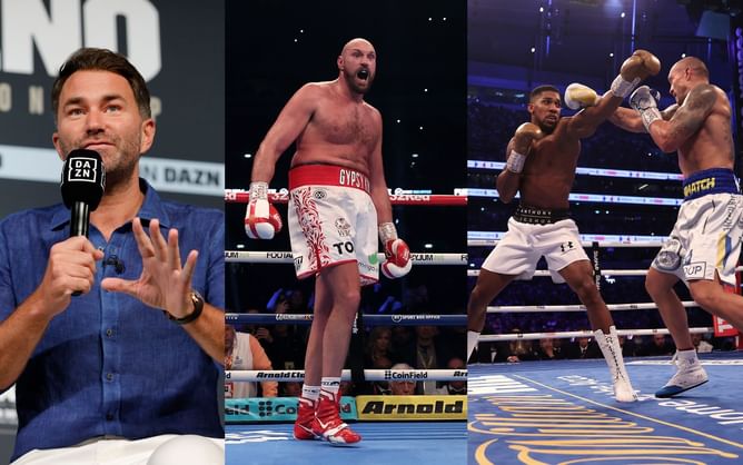 'We all know he's not retiring' - Eddie Hearn says Tyson Fury should face winner of Anthony Joshua vs. Oleksandr Usyk