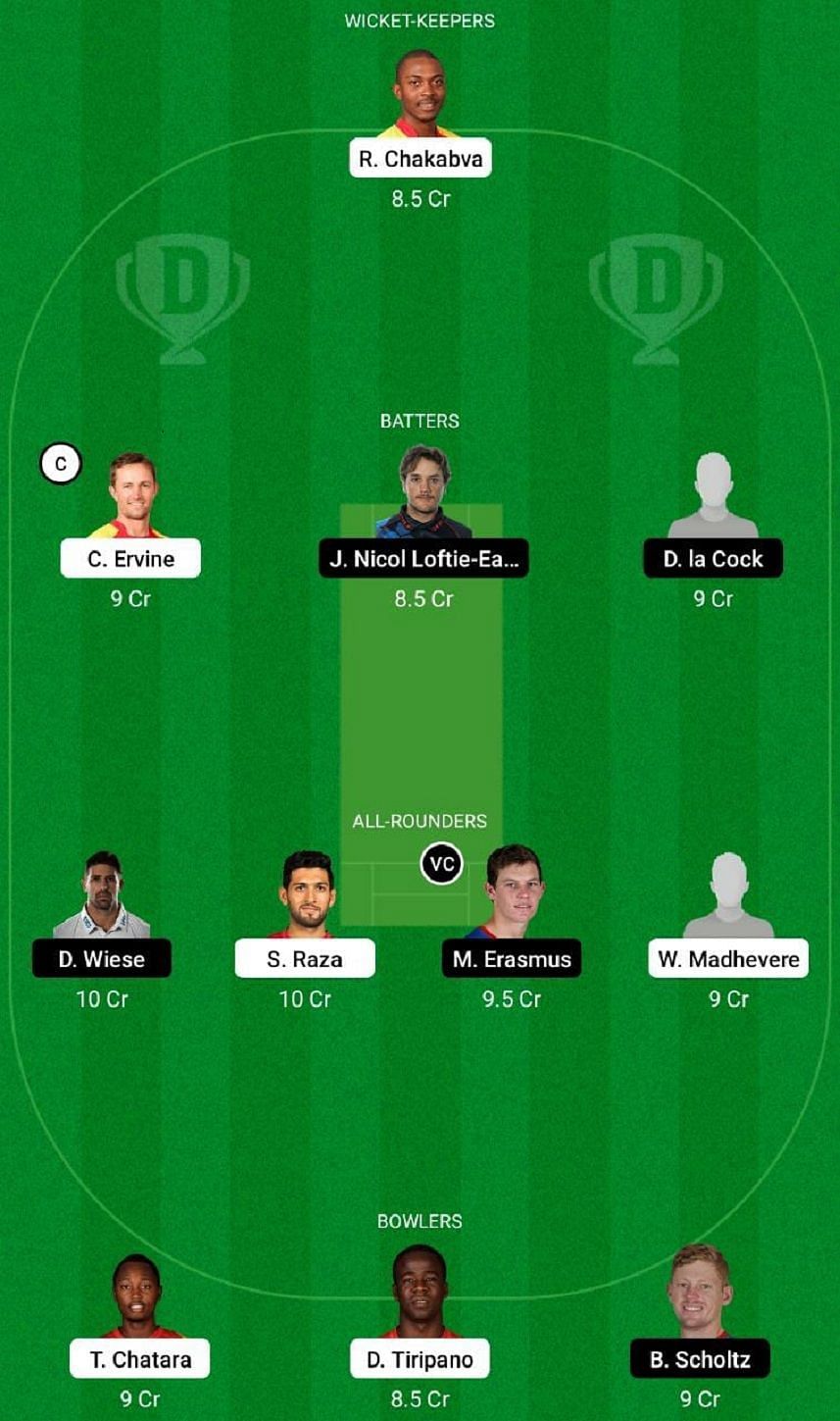 ZIM vs NAM Dream11 Fantasy Tip #2