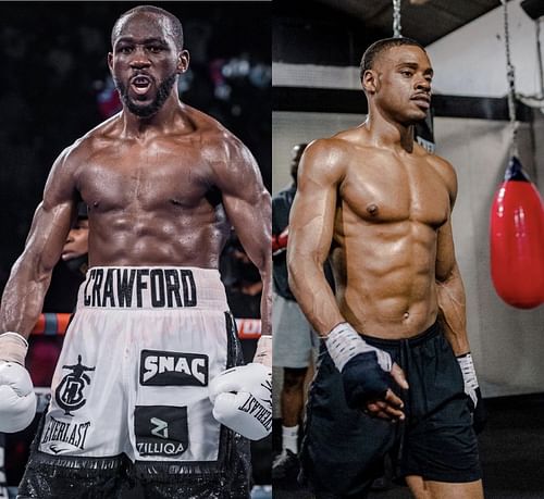 Terence Crawford (left), Errol Spence Jr. (right)