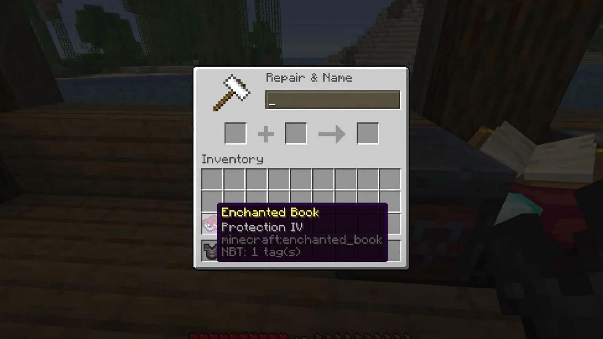 Players can enchant their armor with Protection IV in order to take reduced damage (Image via Shulkercraft/YouTube)