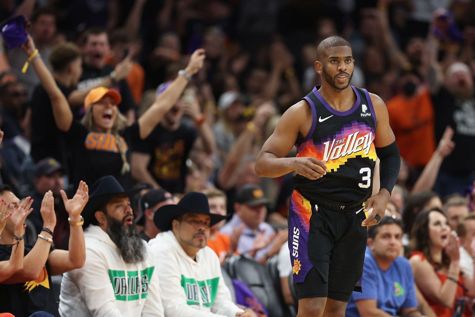 Chris Paul during the Dallas Mavericks vs. Phoenix Suns series, Game 1