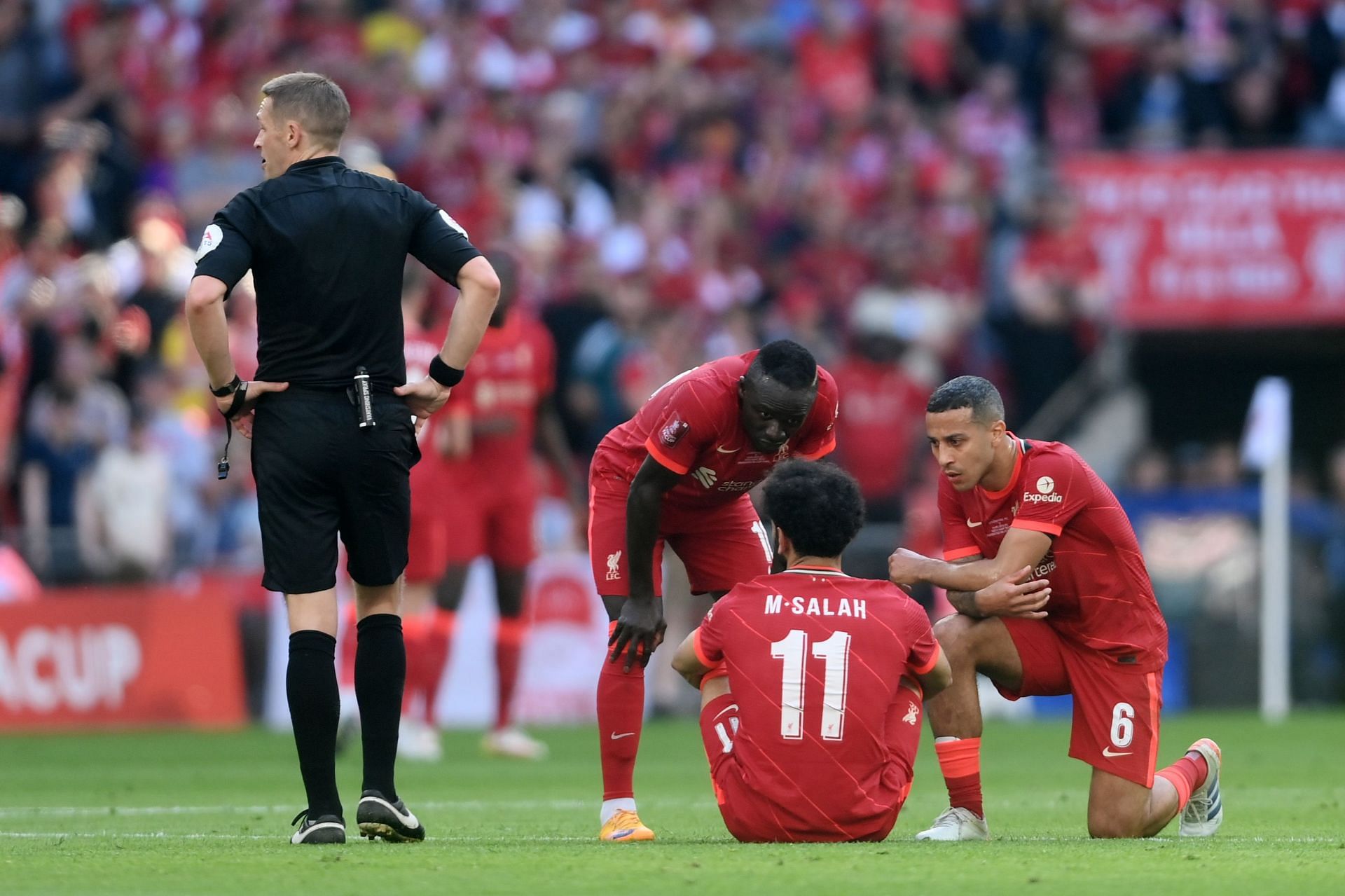 Mohamed Salah had to come off against Chelsea.