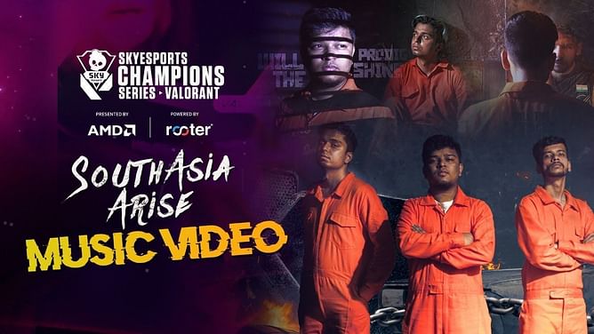 "It is time for glory": Skyesports Champions Series’ official music video shows a tale of resurgence featuring Valorant players SKRossi, Antidote, Scargod and DM
