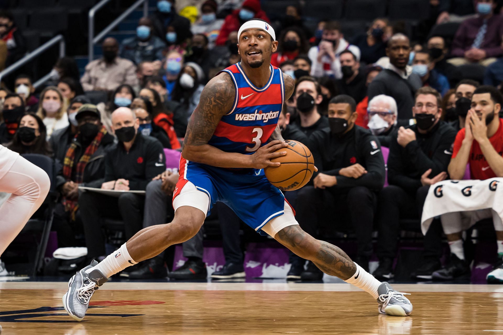 Beal in action against the Toronto Raptors.