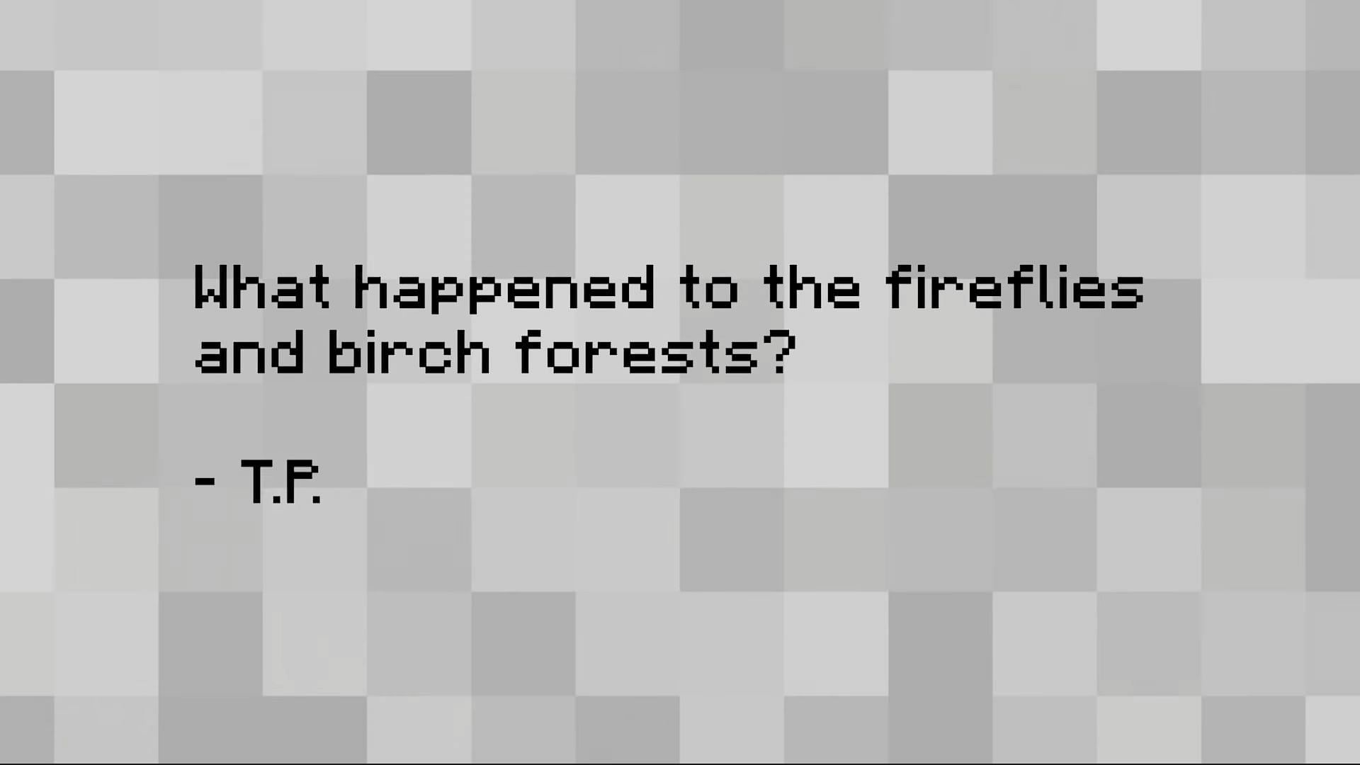 The question asked about the highly anticipated new features (Image via Minecraft YouTube)