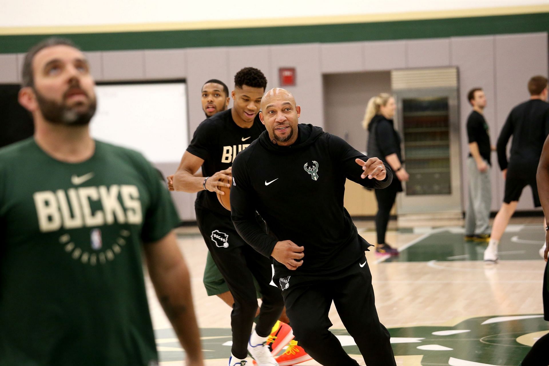 Darvin Ham was a key part of the Milwaukee Bucks&#039; coaching staff working with Giannis Antetokounmpo. [Photo: Behind the Buck Pass]
