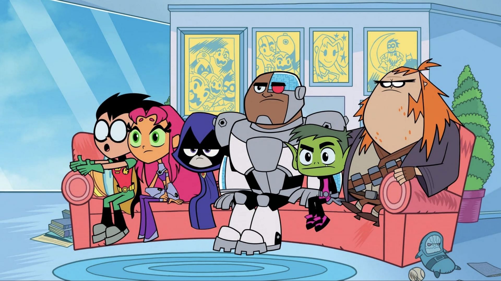 Teen Titans with Control Freak (Image via Cartoon Network)