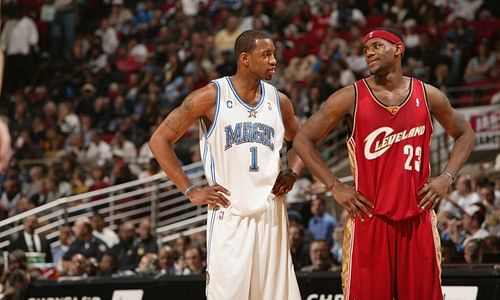 Tracy McGrady and LeBron James. (Photo: USA Today)