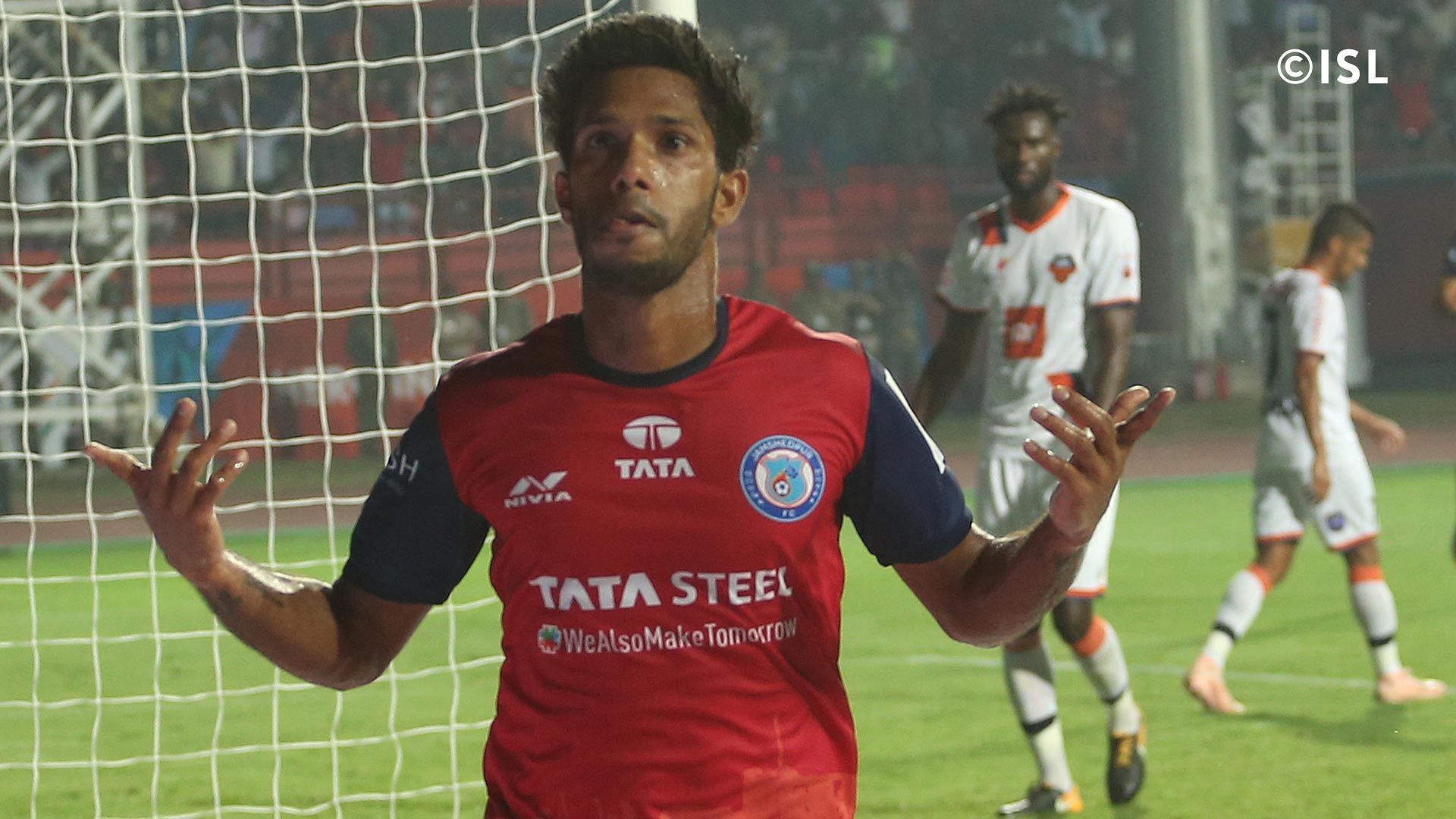 Michael Soosairaj made his ISL debut at Jamshedpur FC. (Image Courtesy: Twitter/IndSuperLeague)