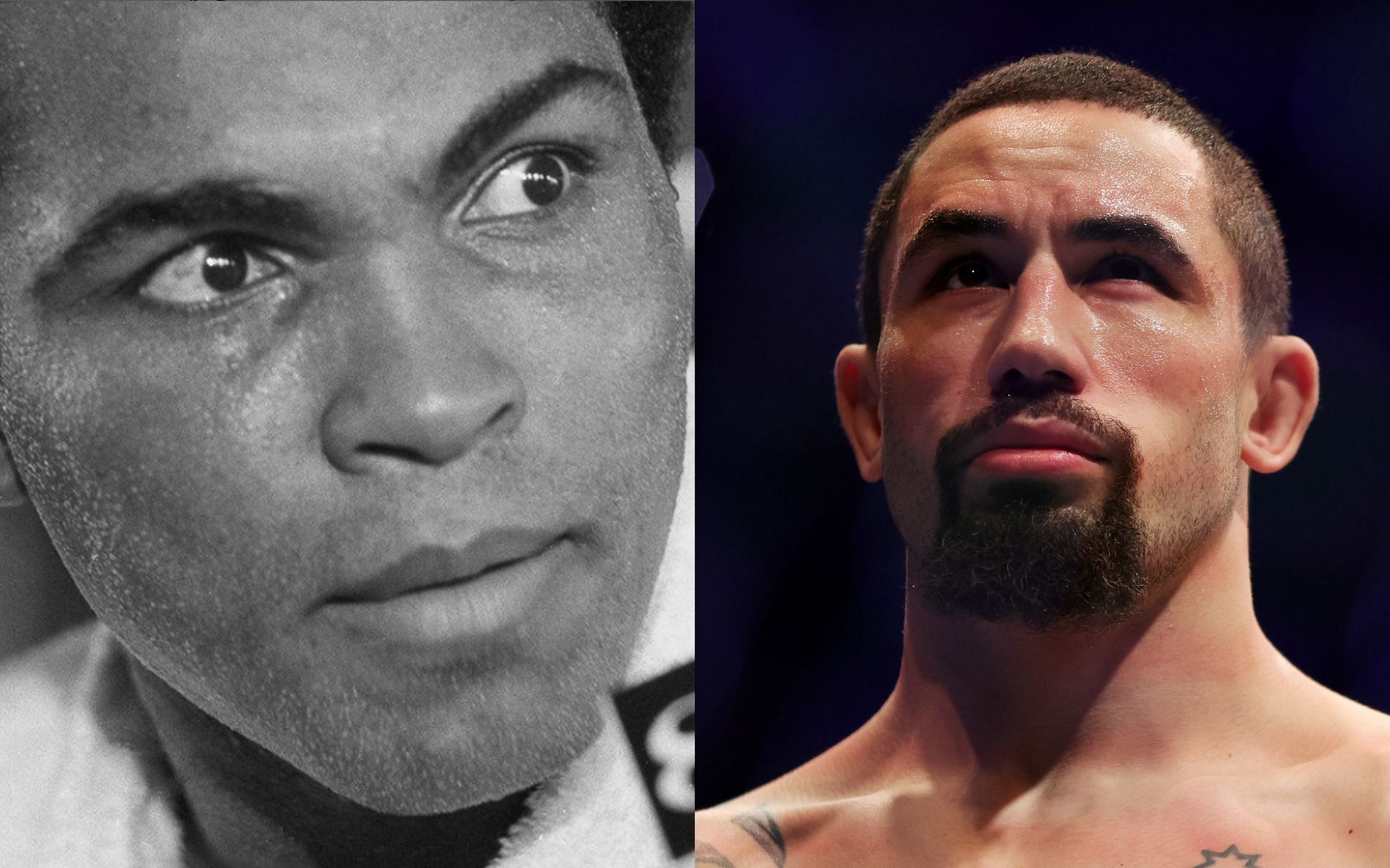 Muhammad Ali (left), Robert Whittaker (right) [Image courtesy of @muhammadali on Instagram]