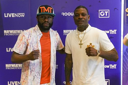 Floyd Mayweather Jr. v Don Moore - Press Conference [Courtesy of Getty]