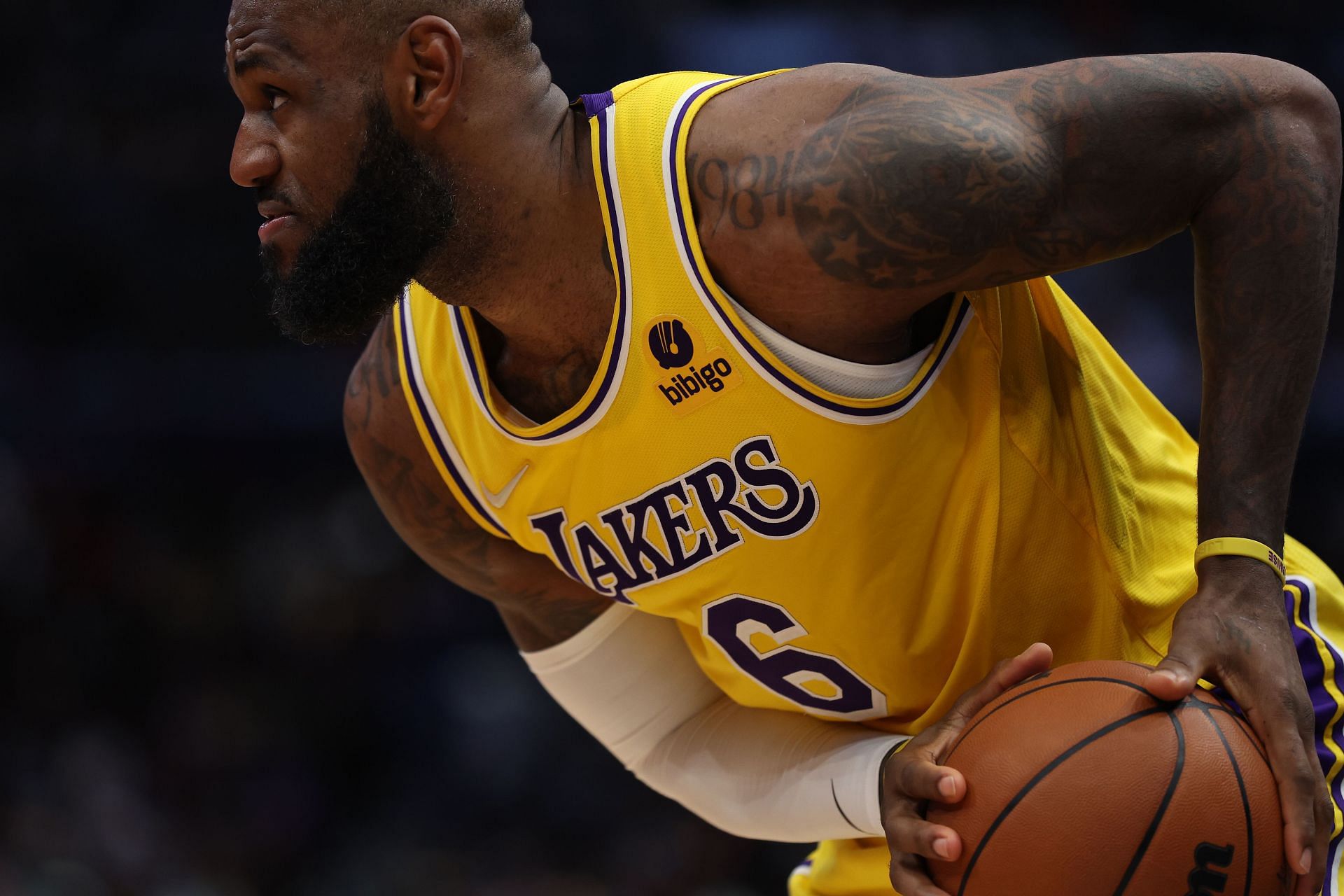 LA Lakers forward LeBron James.