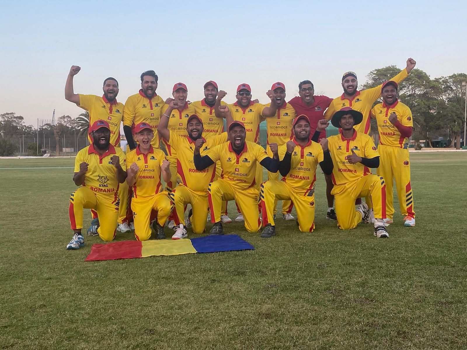 Valletta Cup 2022 Winners - Romania (Photo - European Cricket Twitter)