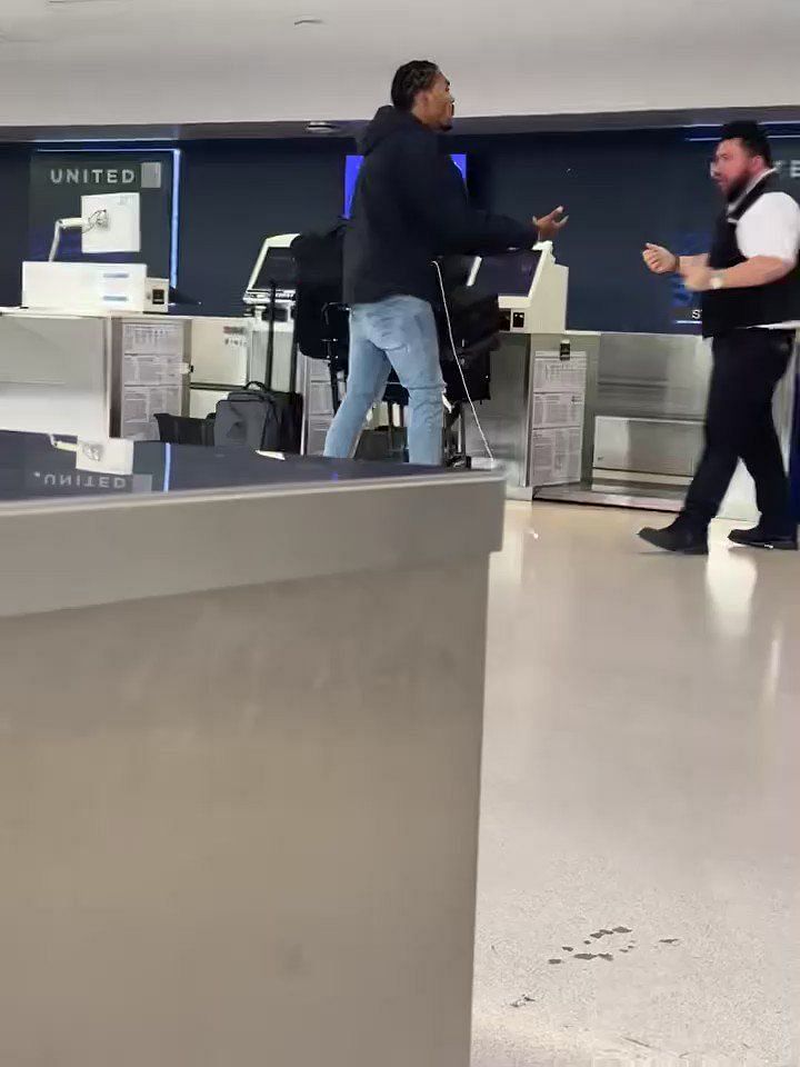 Video shows Ex-Broncos WR in fistfight with airport worker