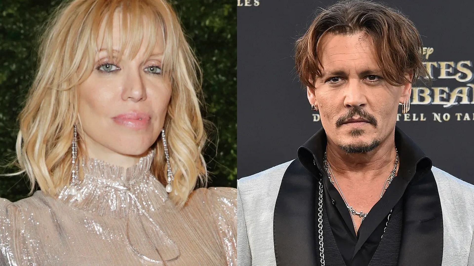 Courtney Love has revealed that Johnny Depp used to send a limo for her daughter to go to school when social workers were after her. (Image via Getty Images/David M. Benett/Axelle/Bauer-Griffin)