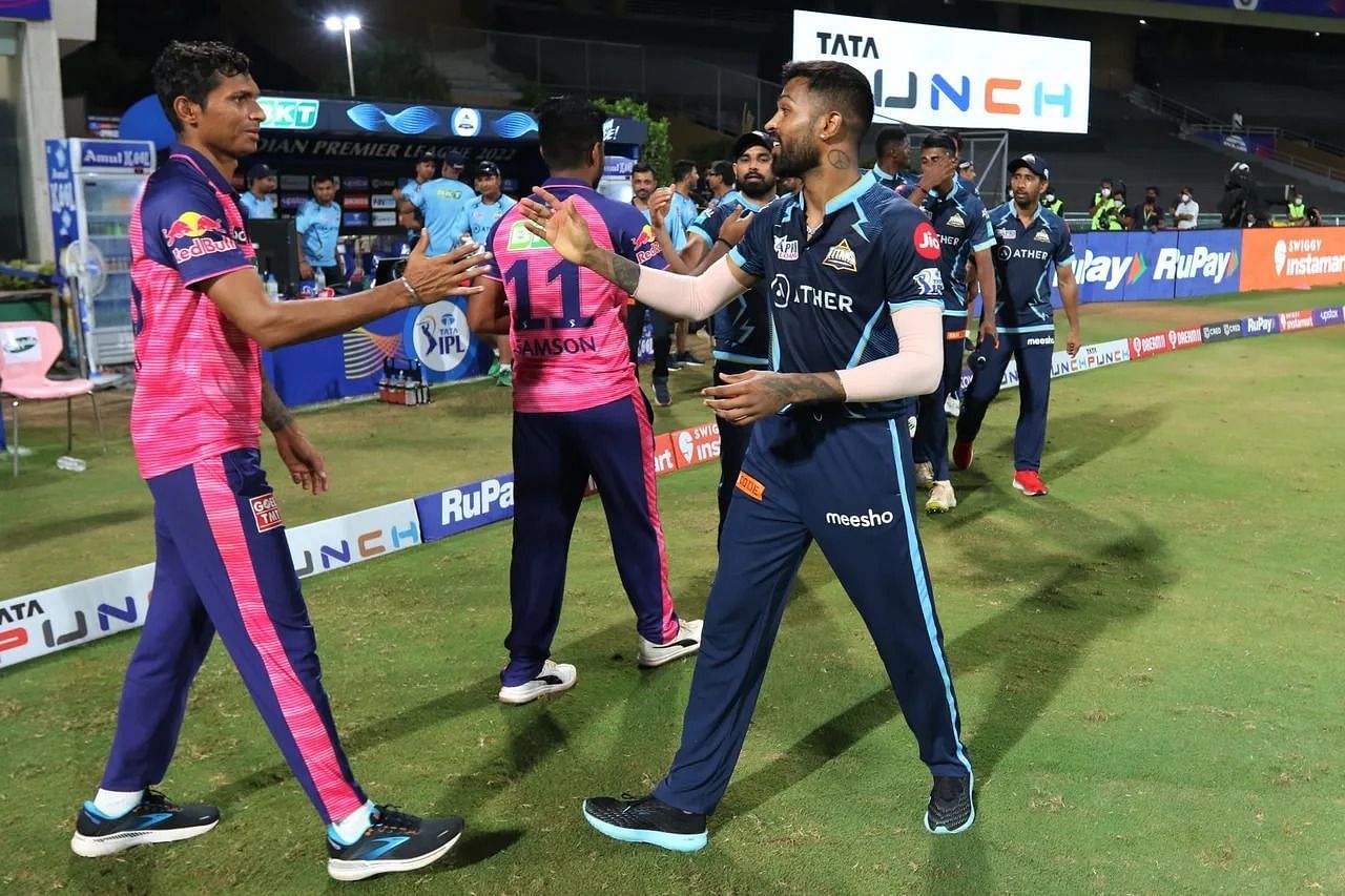 The Gujarat Titans will lock horns with the inaugural champions Rajasthan Royals tomorrow evening at the Eden Gardens (Image Courtesy: IPLT20.com)