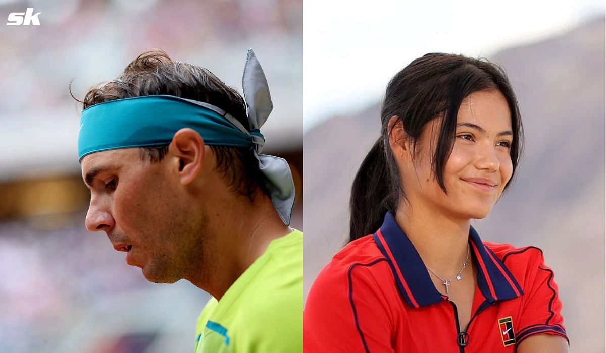 Rafael Nadal (left) and Emma Raducanu will be in action on Day 4