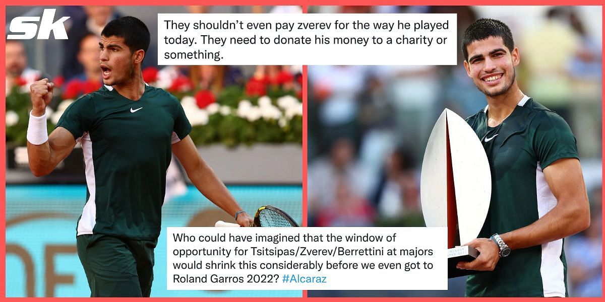 Carlos Alcaraz decimated Alexander Zverev in the final to win the 2022 Madrid Masters