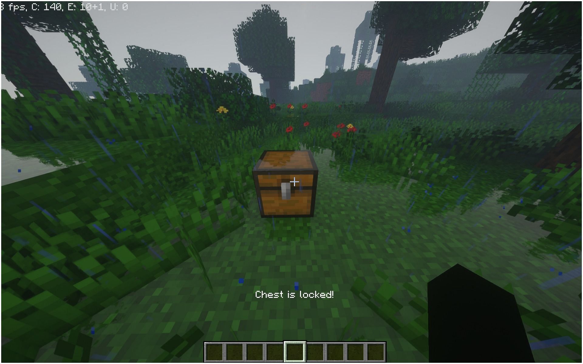 A locked chest (Image via Minecraft)