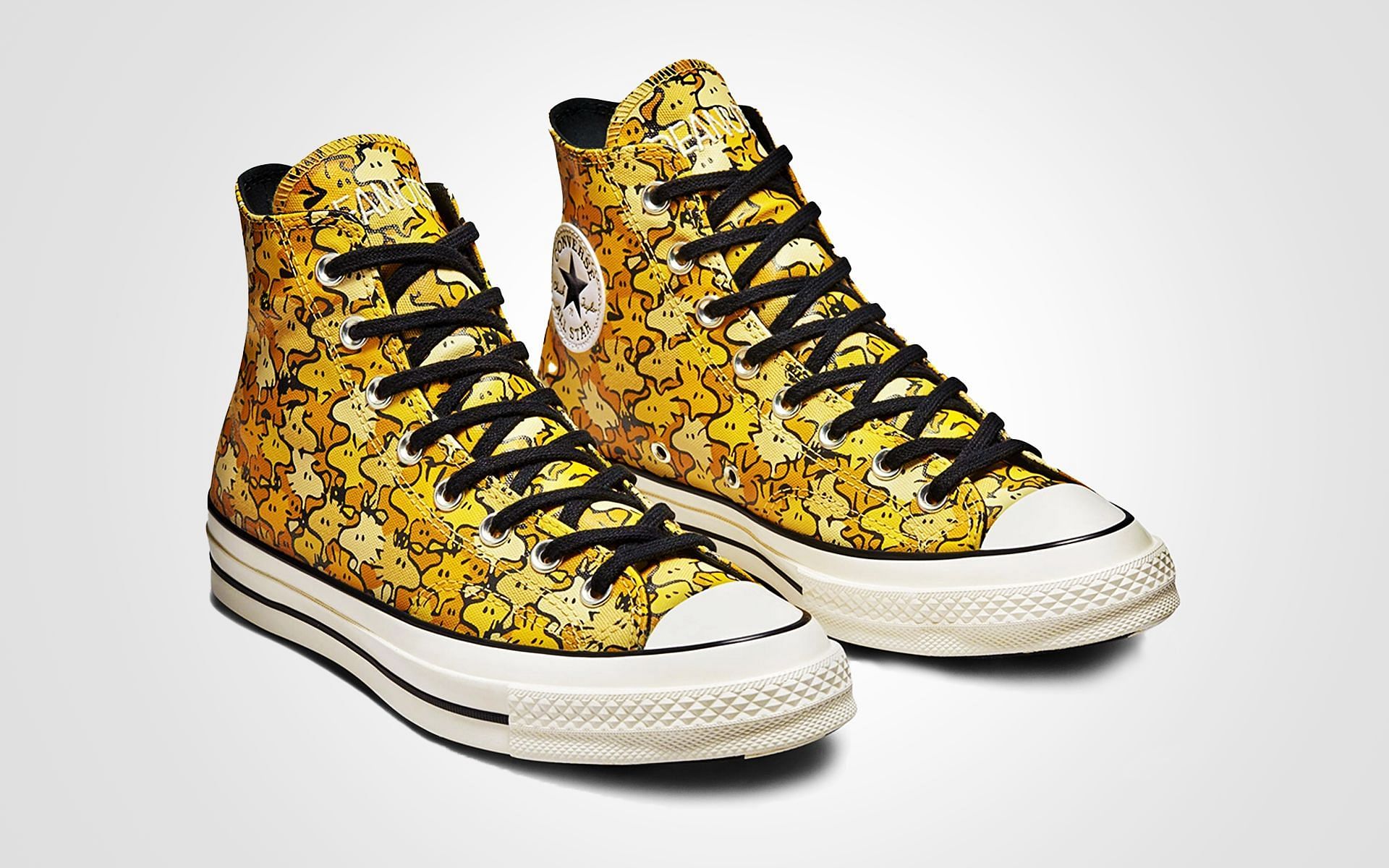 Converse x Peanuts team up for the Woodstock footwear collection (Image via Converse)