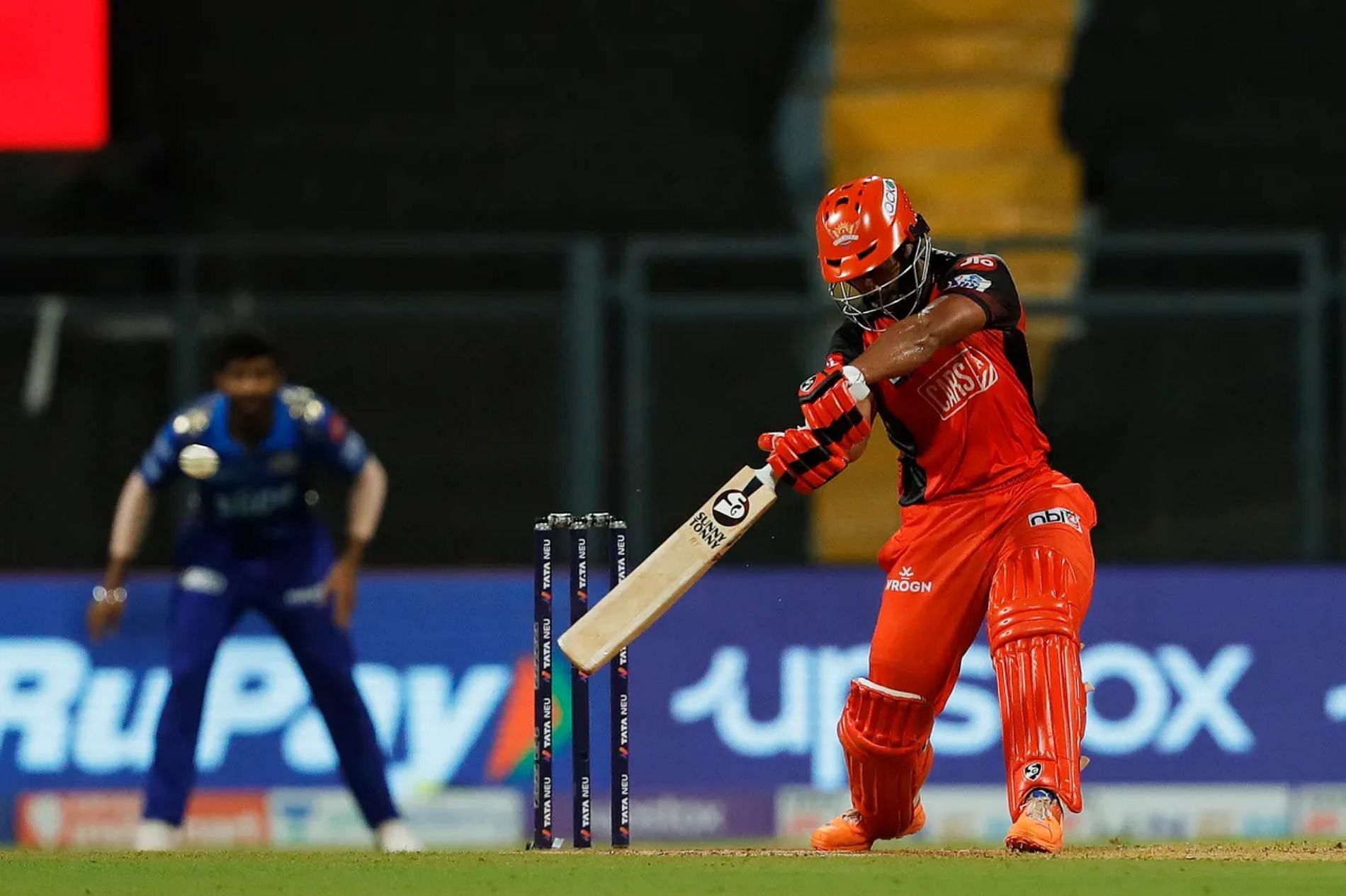 Rahul Tripathi starred with the bat again. Pic: IPLT20.COM