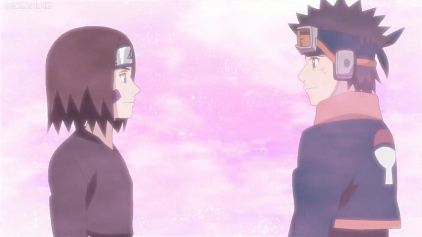Rin and Obito in the afterlife or Pure Land (Image via Pierrot)