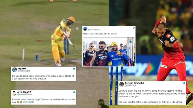 "Turning out to be Ishan Kishan of CSK!"- Fans troll Ravindra Jadeja for another poor batting performance in IPL 2022