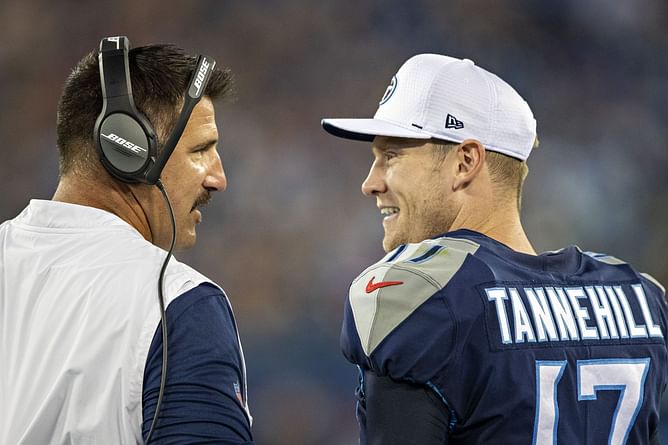 "That is not his job" - Titans HC Mike Vrabel defends Ryan Tannehill's stance on Malik Willis