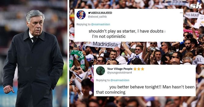 “You better behave tonight!!” – Real Madrid fans ‘not optimistic’ as Ancelotti names 29-year-old star in starting line-up for Liverpool showdown in Champions League final
