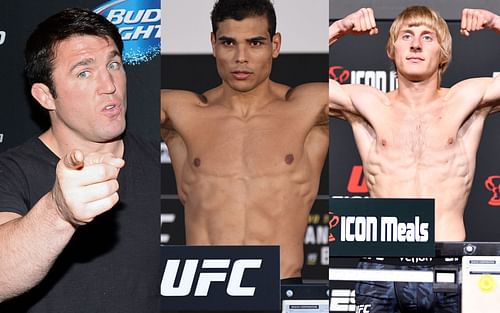 Chael Sonnen (left), Paulo Costa (middle), Paddy Pimblett (right)