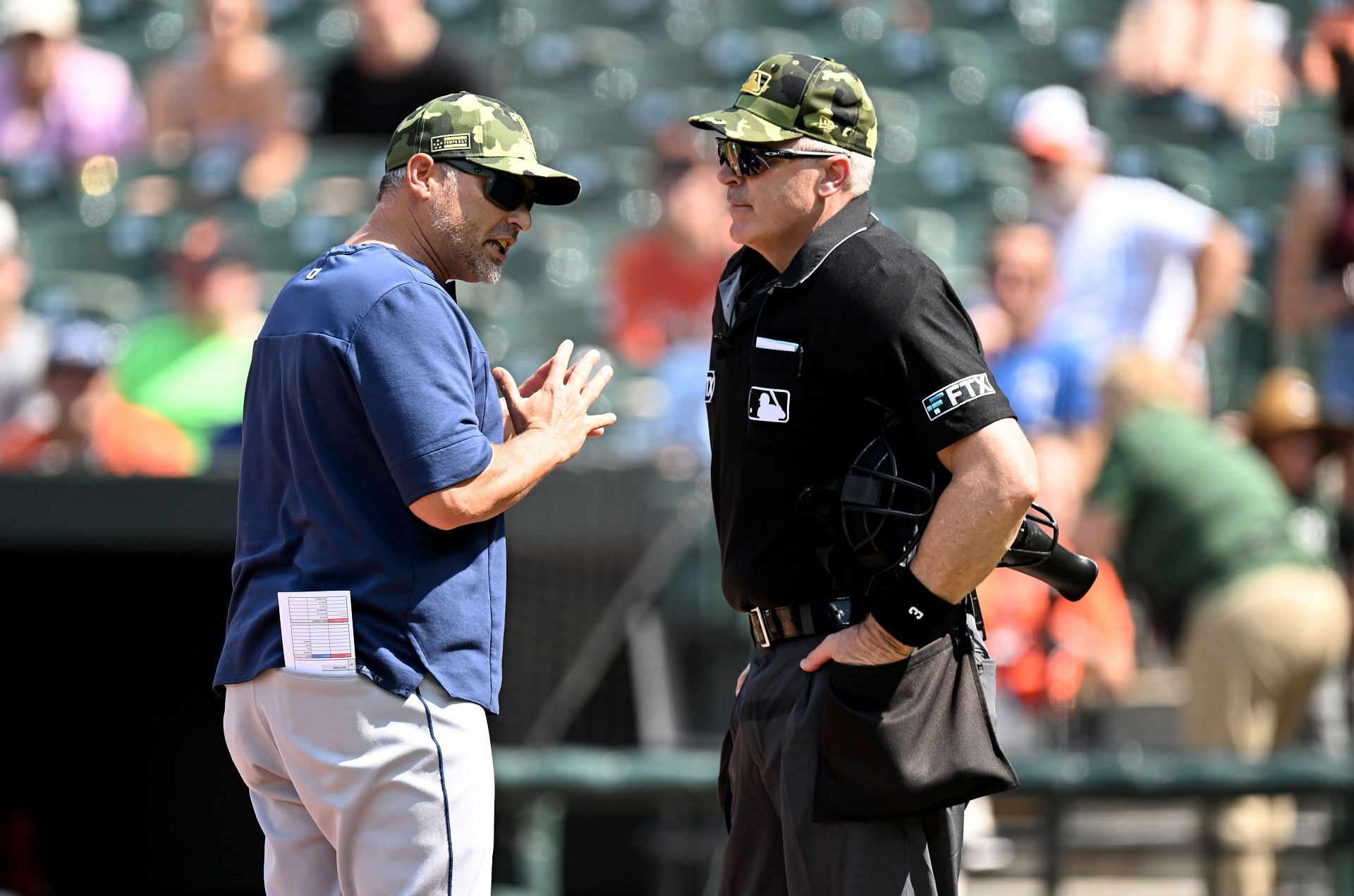 MLB umpires have one of the hardest jobs. Yesterday, umpire Tom Haillon had no problem using some expletives to amplify his point.