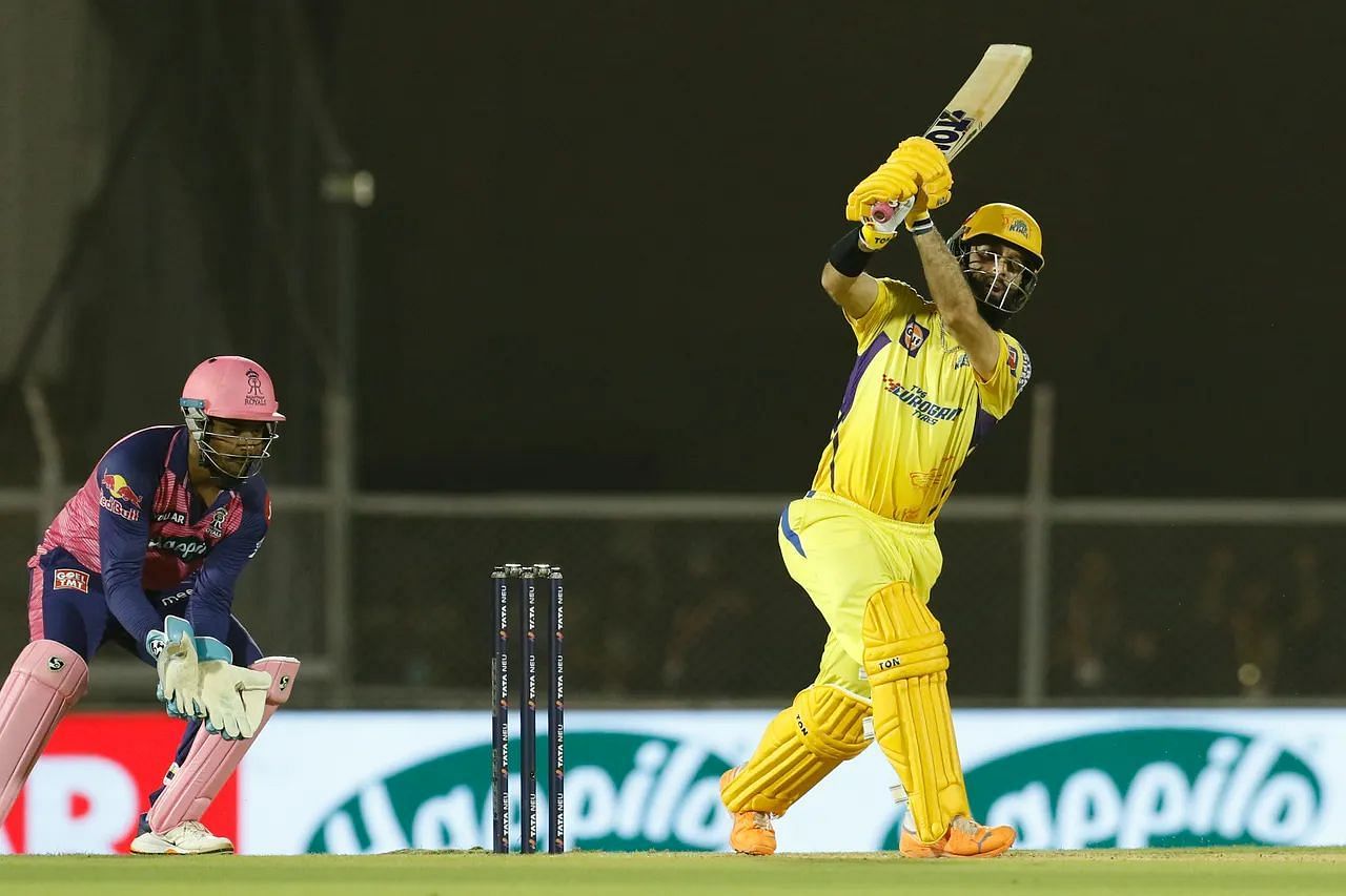 Moeen Ali relentlessly attacked the Rajasthan Royals bowlers earlier tonight (Image Courtesy: IPLT20.com)