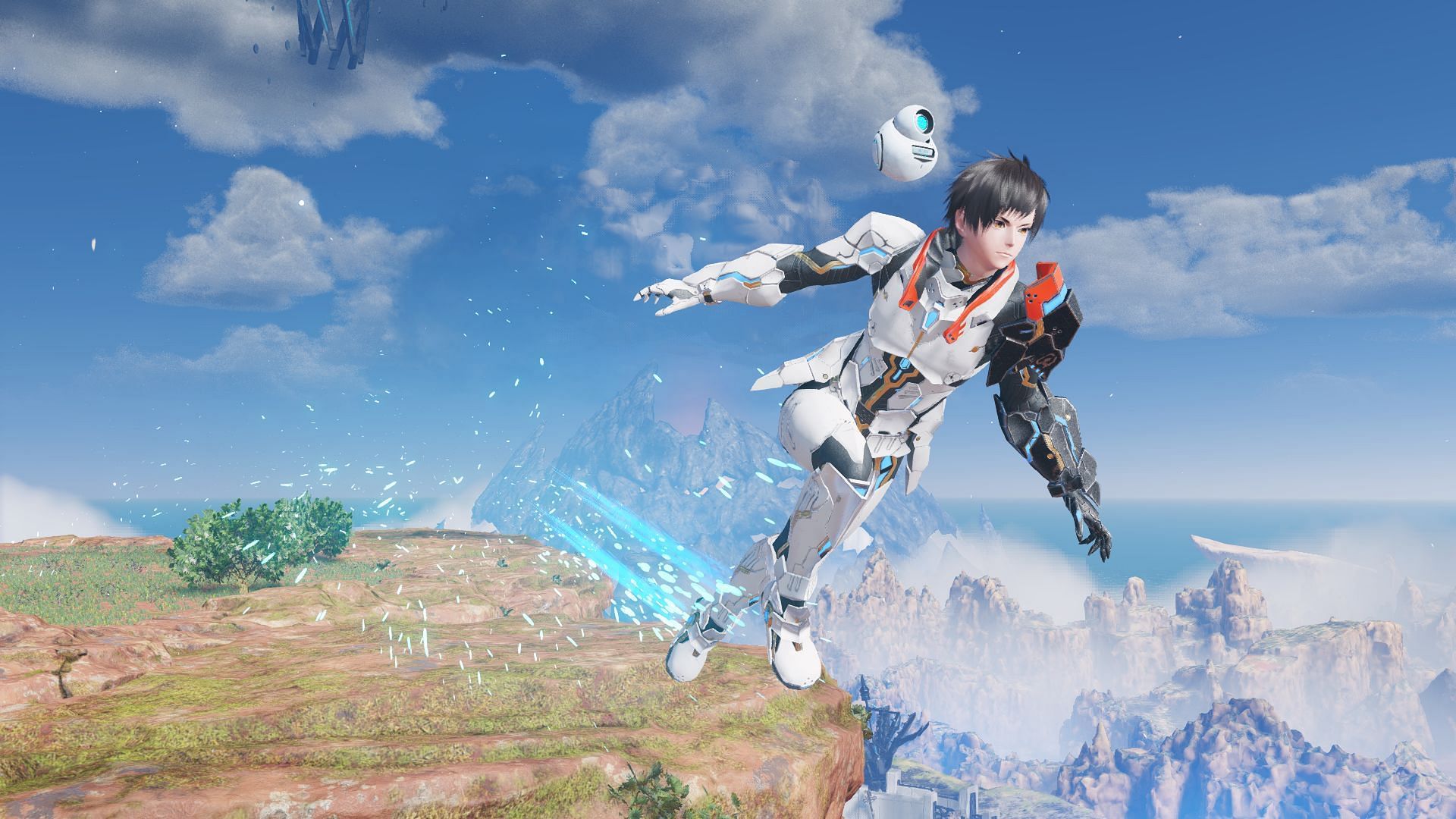 Jumping into Dash will let players get some serious travel going in Phantasy Star Online 2 (Image via SEGA)