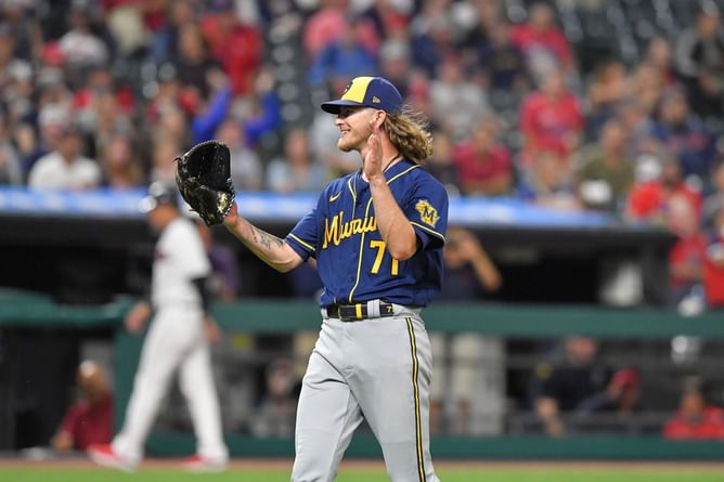 "Ian Happ just looked helpless against Hader," “Josh Hader is a freaking beast” - Milwaukee Brewers closer Josh Hader awes Twitter after slamming the door shut on the Chicago Cubs