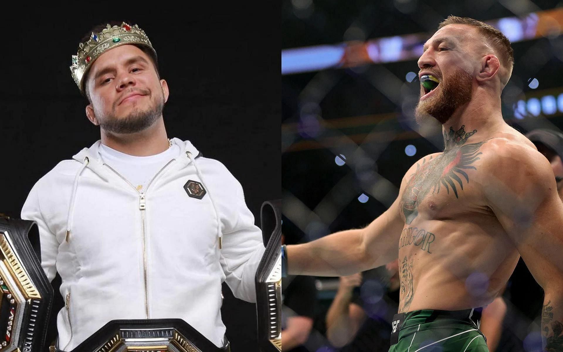 Henry Cejudo (l) and Conor McGregor (r) PC: Getty