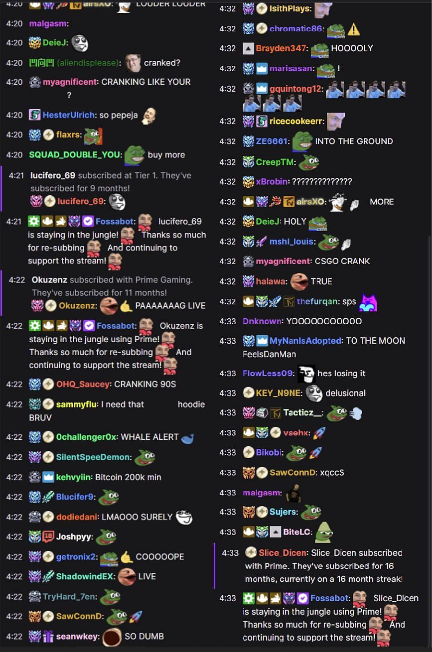 Fans react to the streamer&#039;s take (Images via xQcOW/Twitch)