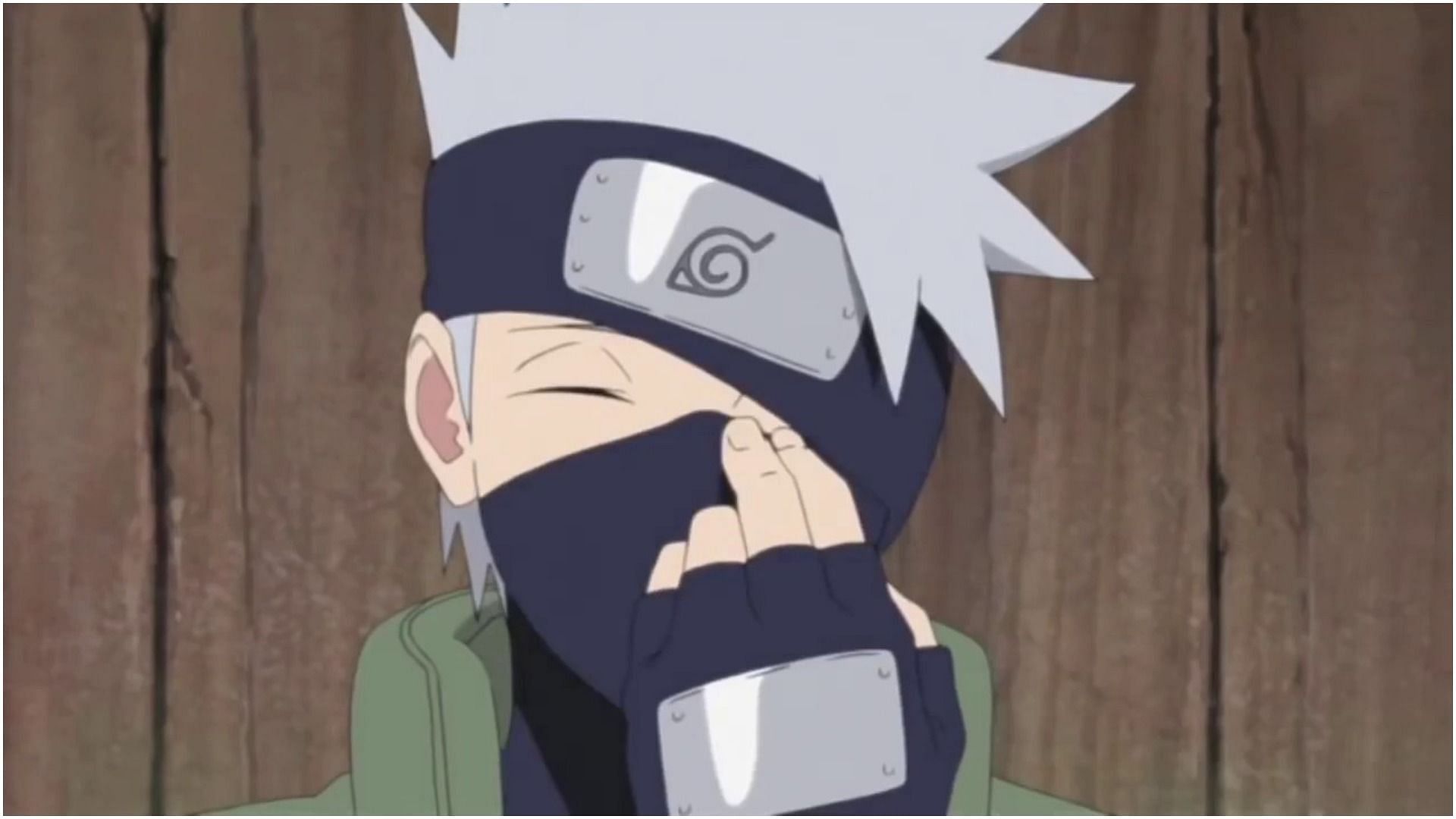 Did Kakashi ever remove his mask during Naruto: Shippuden?