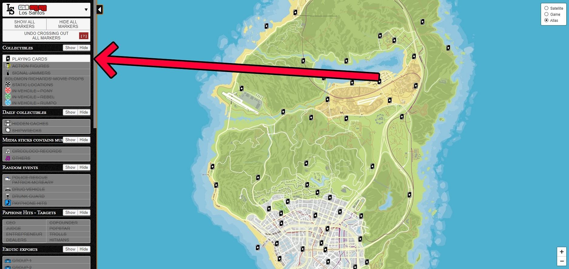 GTA V: The Manual: the interactive area map for GTA 5