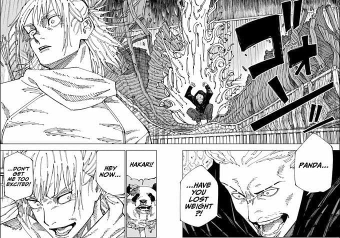 Jujutsu Kaisen Chapter 185: Panda says goodbye to his family, Hakari vs