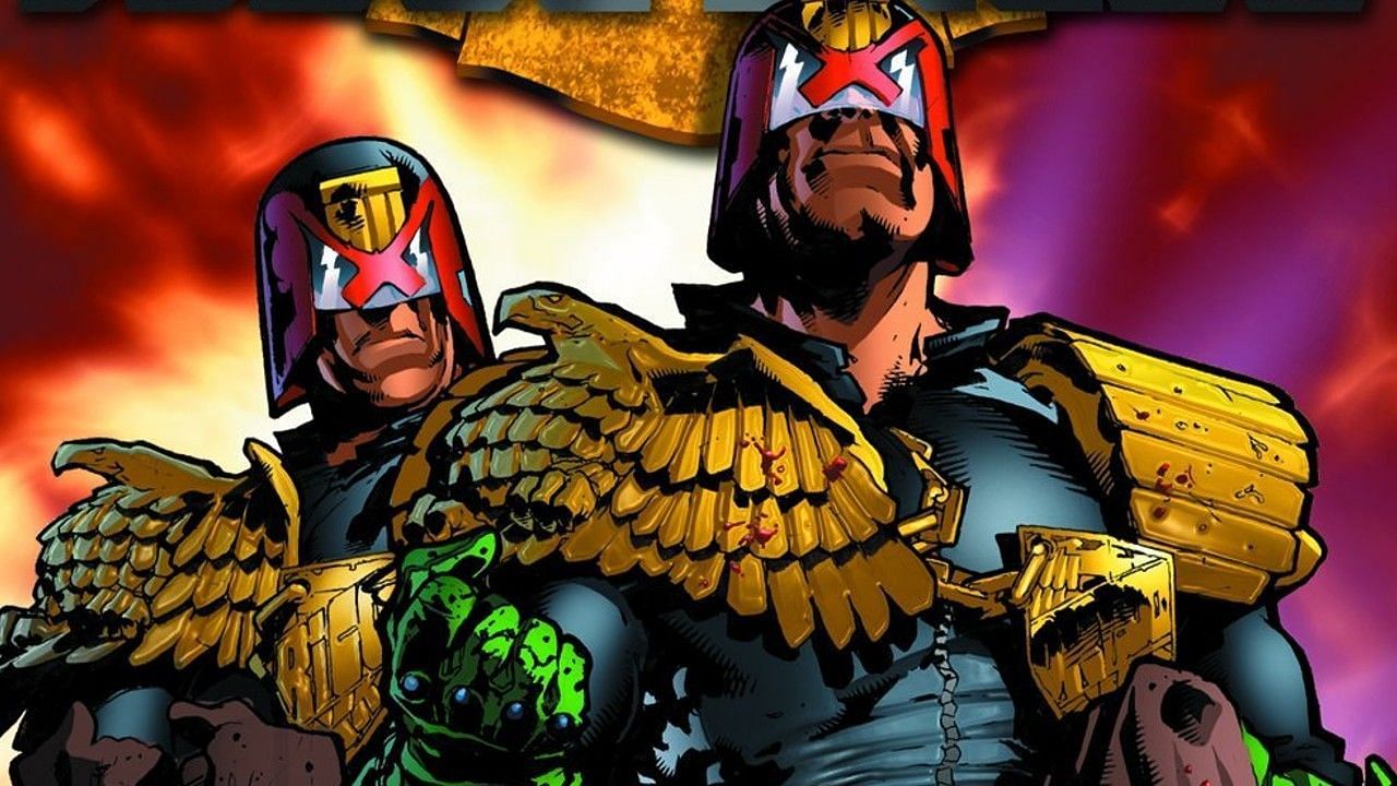 Dredd and other judges (Image via 2000AD)