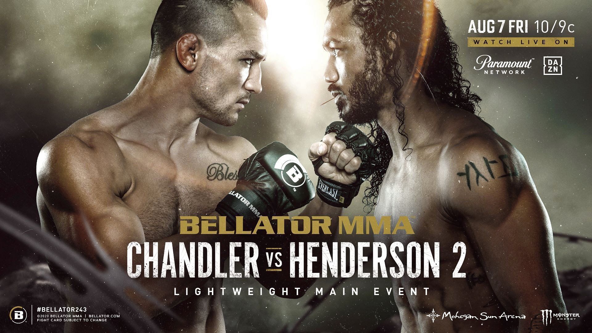 Bellator 243 poster [Image via @ScottCoker on Twitter]