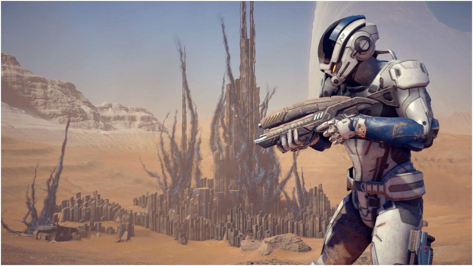 Players can explore the world of Mass Effect: Andromeda (image via BioWare)