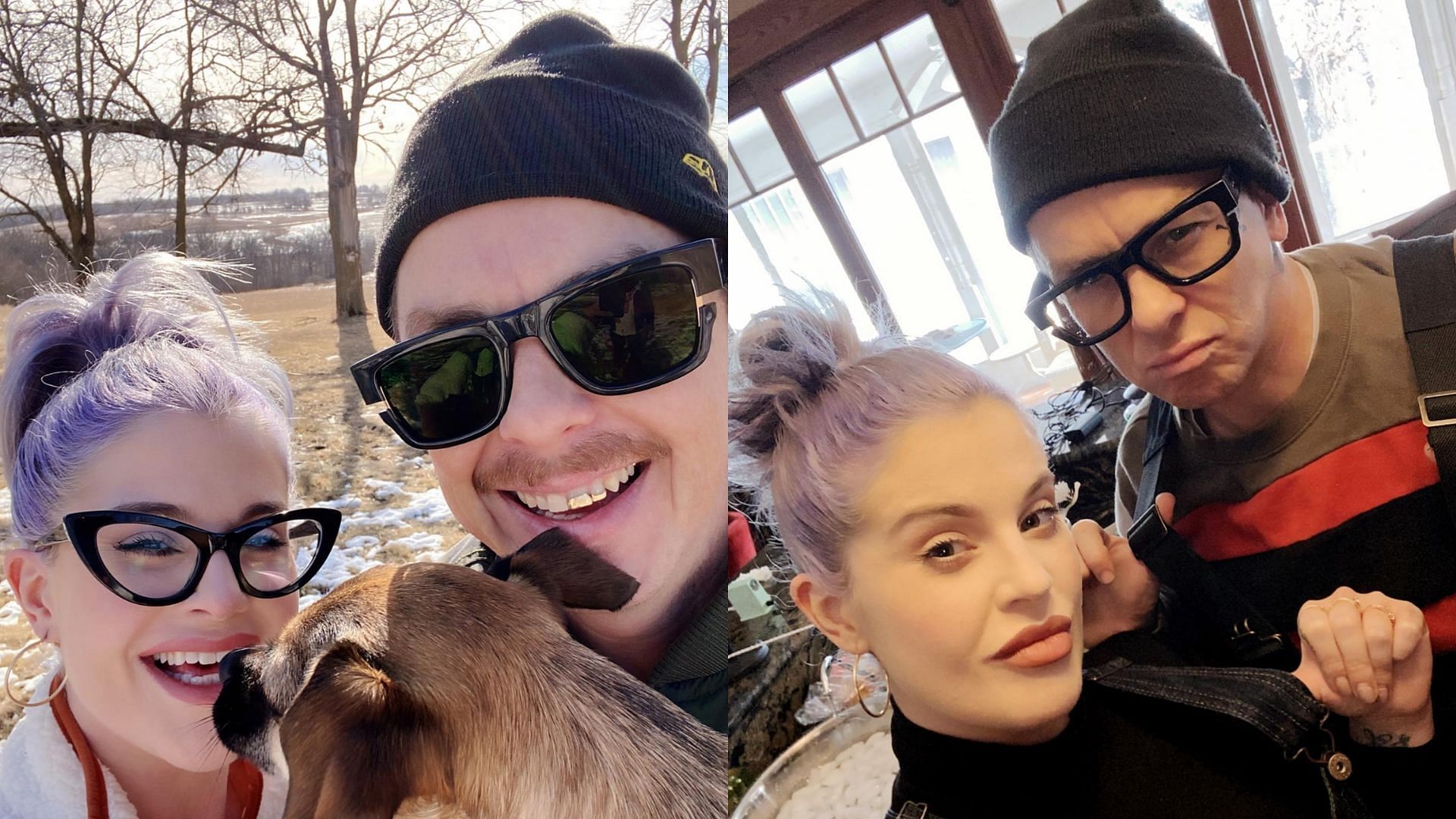 Kelly Osbourne and Sid Wilson (Images via Instagram/@kellyosbourne)