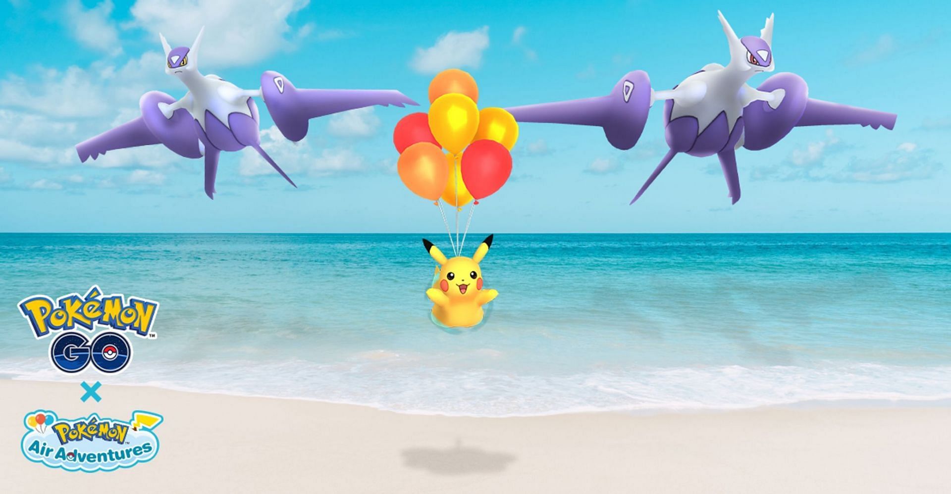 Official artwork for the Air Adventures event in Pokemon GO (Image via Niantic)