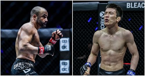 Eddie Alvarez (left) and Shinya Aoki (right) [Photo Credit: ONE Championship]