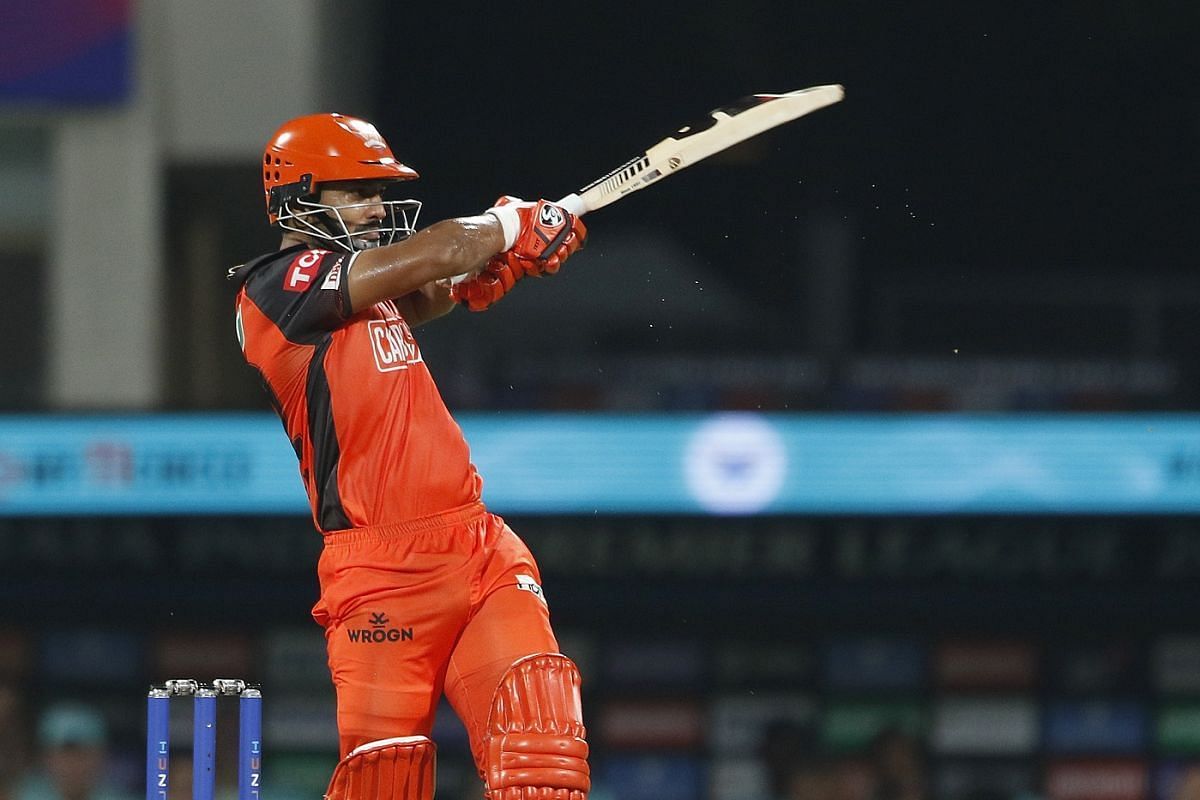 Rahul Tripathi scored his runs at a strike rate of 158.23 in IPL 2022