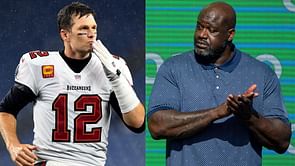 “Can I come on for a segment please?” - Tom Brady reacts to Shaquille O'Neal and Charles Barkley being in awe of his handsomeness