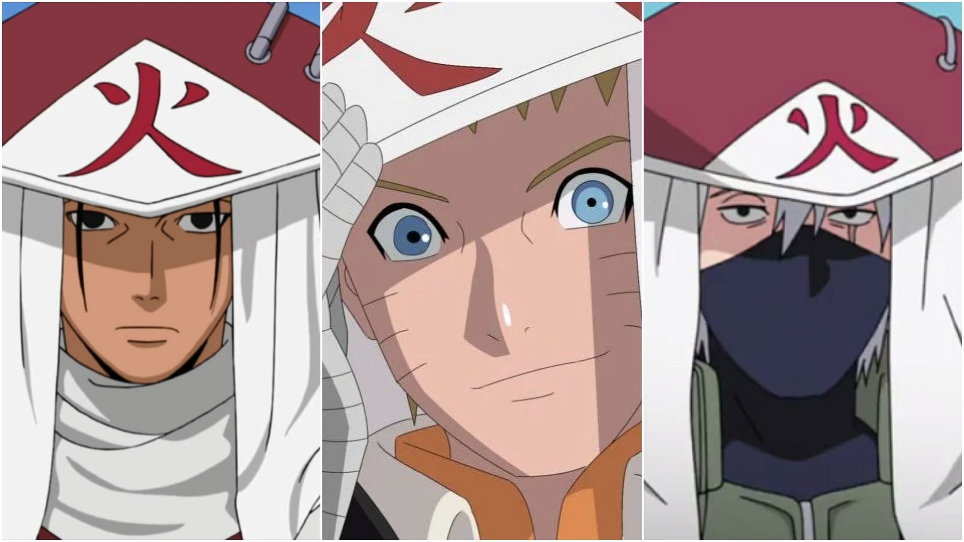 Hiruzen, Naruto, and Kakashi as seen in the series (Image via Sportskeeda)