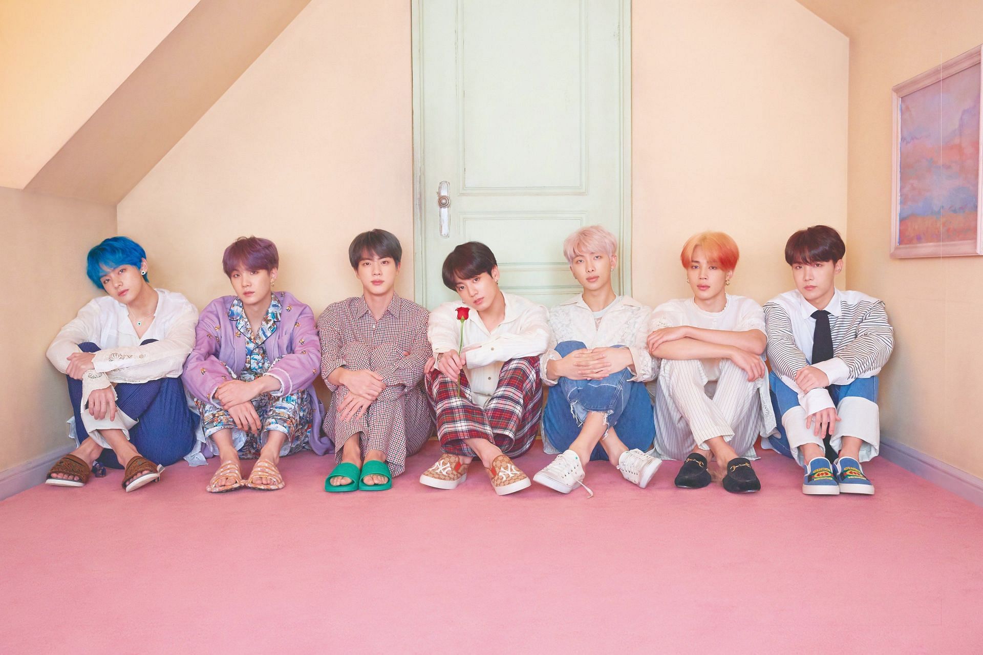 BTS&#039; Map of the Soul: Persona concept photo (Image via @BIGHIT_MUSIC/Twitter)