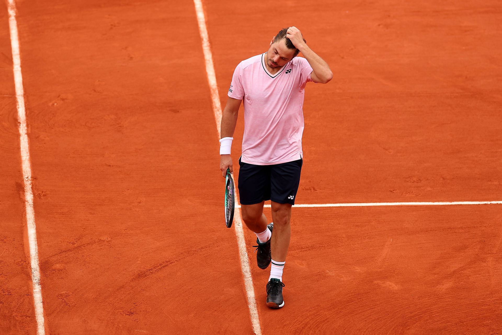 Stan Wawrinka at the 2022 French Open - Day Two